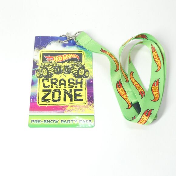Hot Wheels Monster Trucks Live Glow Party 2022 Badge Lanyard - Picture 2 of 7